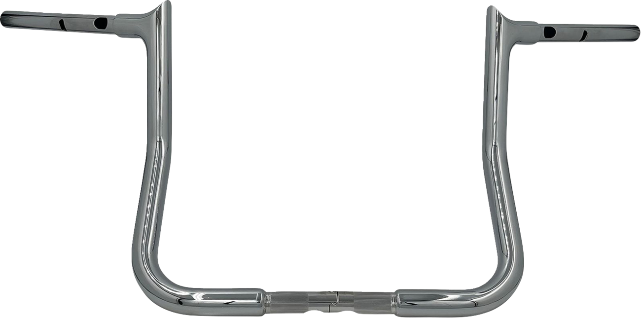 FAT BAGGERS INC. 1-1/4" EZ Install Pointed Top Handlebar - Reduced Reach - 13" - Chrome 945013