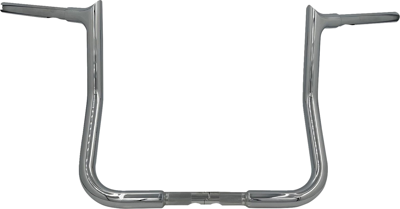 FAT BAGGERS INC. 1-1/4" EZ Install Pointed Top Handlebar - Reduced Reach - 13" - Chrome 905013