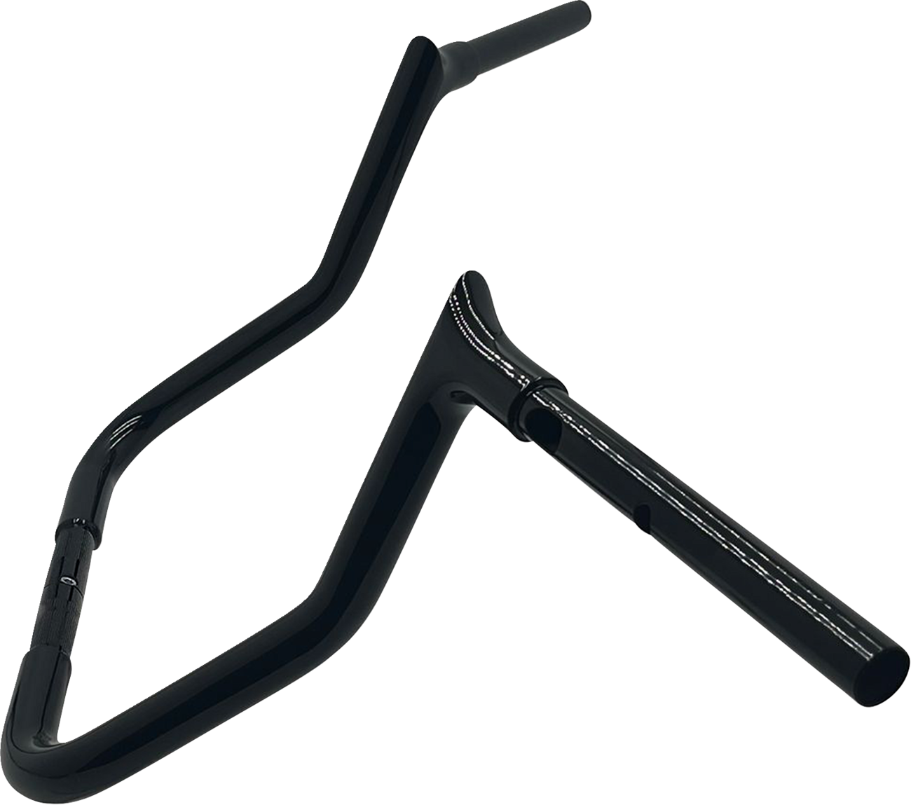 FAT BAGGERS INC. 1-1/4" EZ Install Pointed Top Handlebar - Reduced Reach - 13" - Black 945013-B