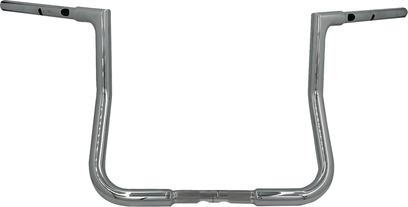 FAT BAGGERS INC. 1-1/4" EZ Install Flat Top Handlebar - Reduced Reach - 13" - Chrome 745013