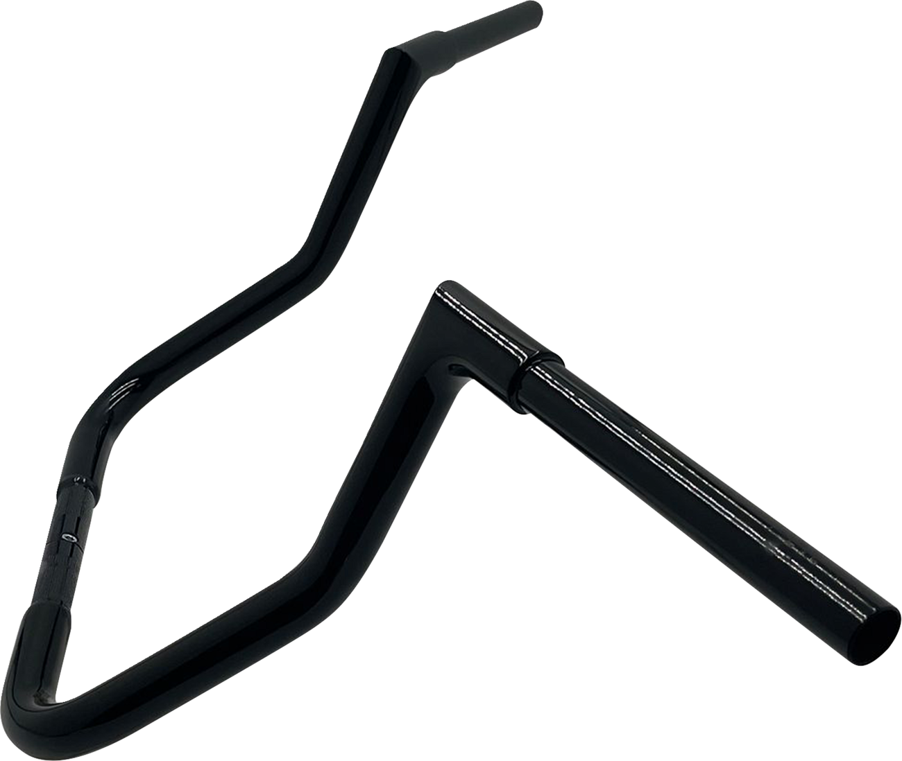 FAT BAGGERS INC. 1-1/4" EZ Install Flat Top Handlebar - Reduced Reach - 13" - Black 705013-B