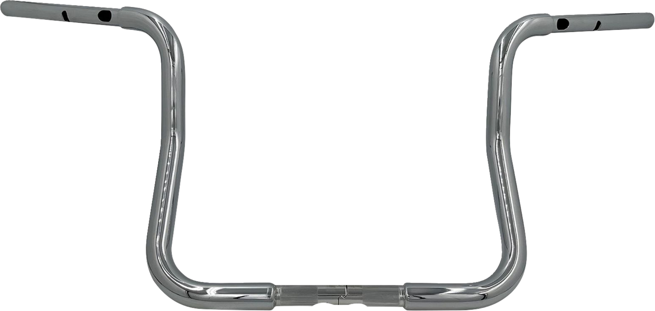 FAT BAGGERS INC. 1-1/4" EZ Install Round Top Handlebar - Reduced Reach - 13" - Chrome 943013