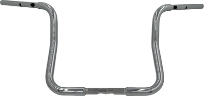 FAT BAGGERS INC. 1-1/4" EZ Install Round Top Handlebar - Reduced Reach - 13" - Chrome 943013