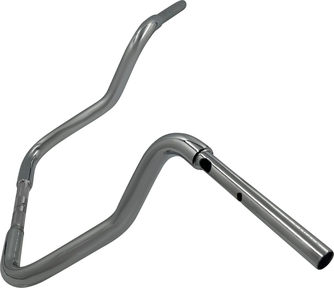 FAT BAGGERS INC. 1-1/4" EZ Install Round Top Handlebar - Reduced Reach - 13" - Chrome 943013