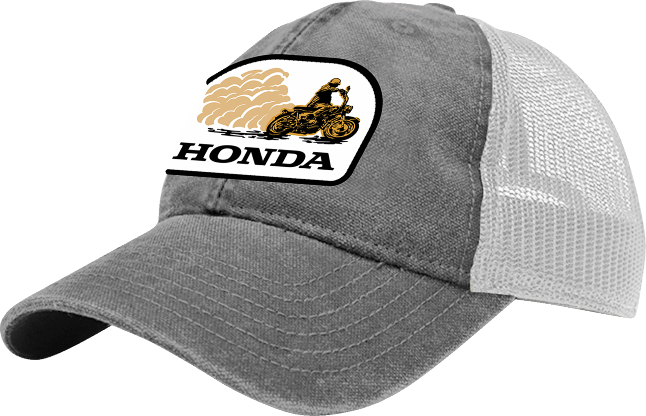HONDA APPAREL Honda Trucker Hat - Gray/White LEM25-H47