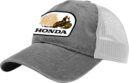 HONDA APPAREL Honda Trucker Hat - Gray/White LEM25-H47