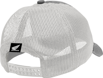 HONDA APPAREL Honda Trucker Hat - Gray/White LEM25-H47
