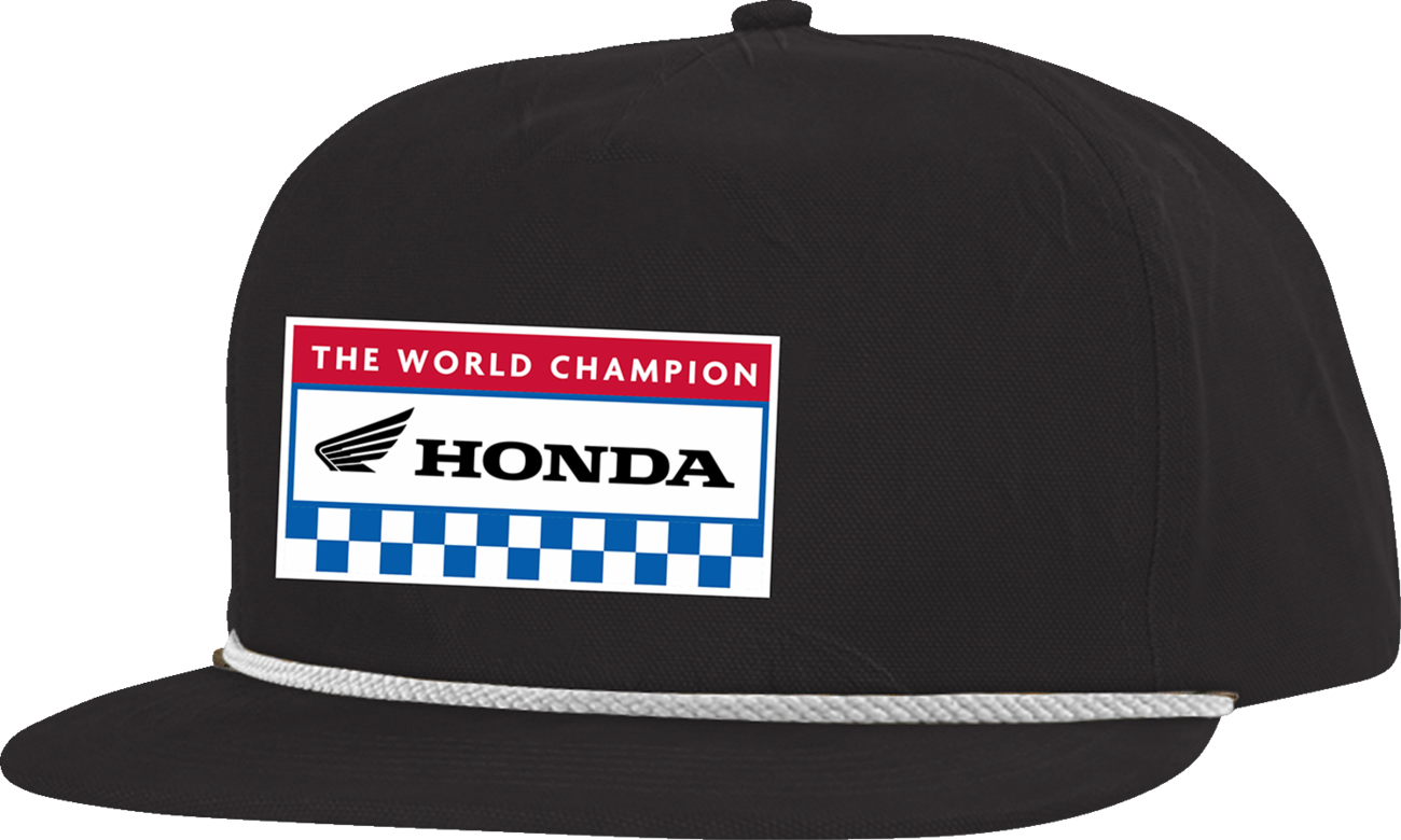 HONDA APPAREL Honda World Champ Hat - Black LEM25-H49
