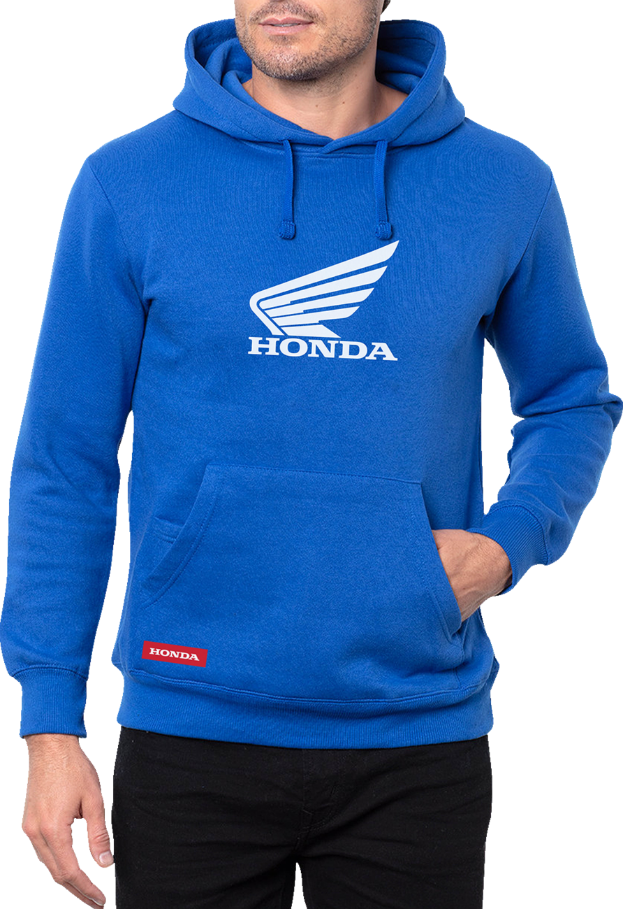 HONDA APPAREL Honda Wing Hoodie - Blue/White - XL LEM25S-M55-XL