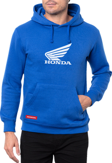 HONDA APPAREL Honda Wing Hoodie - Blue/White - XL LEM25S-M55-XL