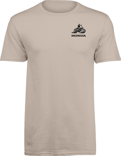 HONDA APPAREL Honda Heritage Goldwing T-Shirt - Tan - XL LEM25S-M50-XL