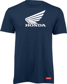HONDA APPAREL Honda Wing T-Shirt - Navy/White - XL LEM25S-M54-XL
