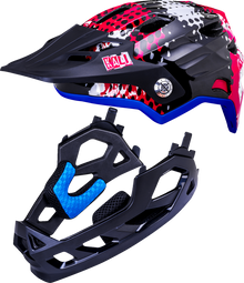 KALI Child Maya Helmet - Punk - Red 0221925212