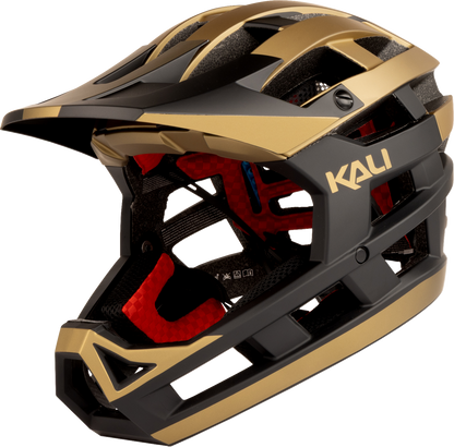 KALI Invader 2.0 Helmet - Golden - Matte Black/Gold - XS-M 0221825216