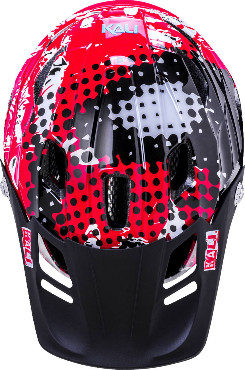 KALI Child Maya Helmet - Punk - Red 0221925212