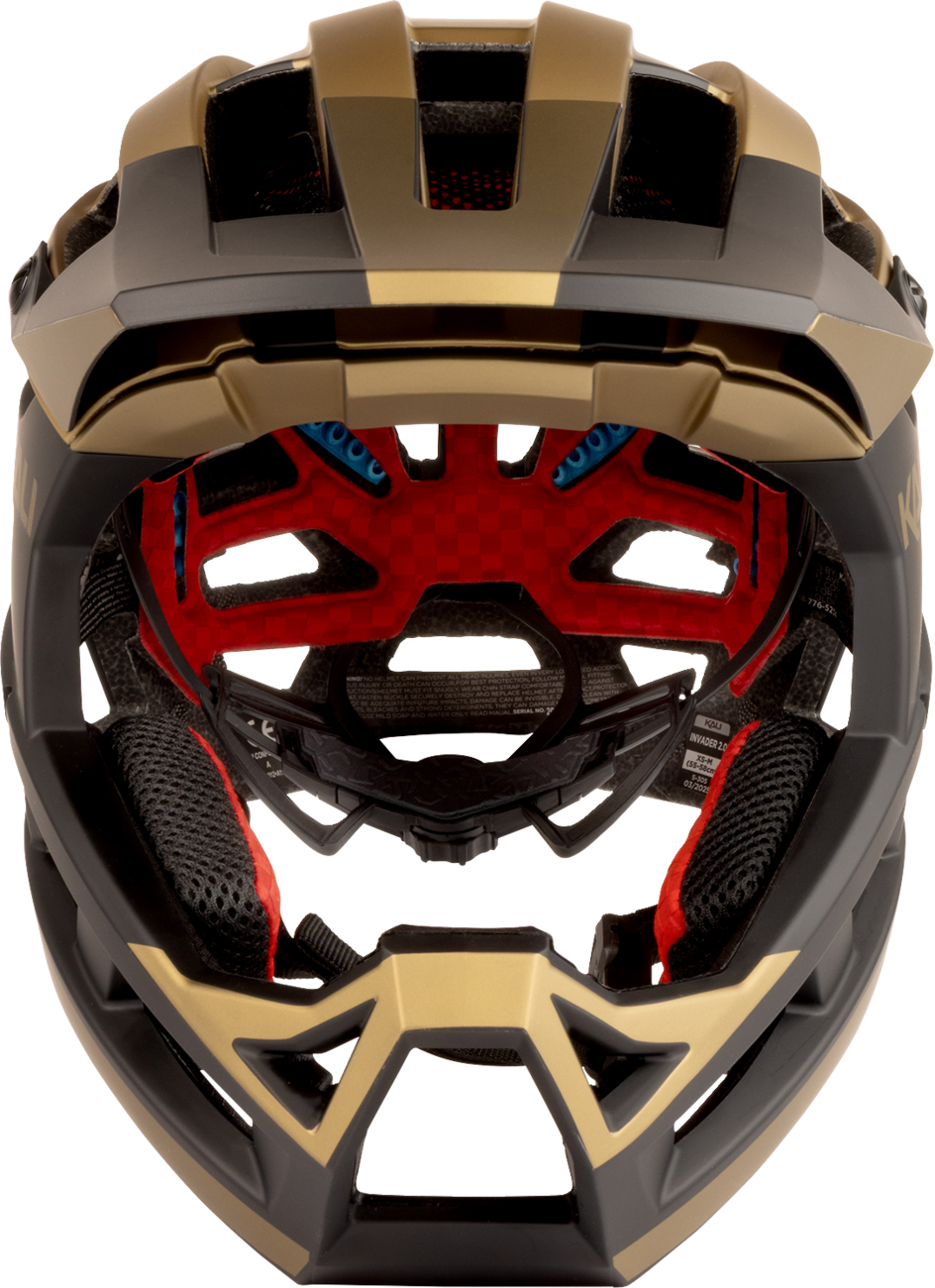 KALI Invader 2.0 Helmet - Golden - Matte Black/Gold - L-2XL 0221825217