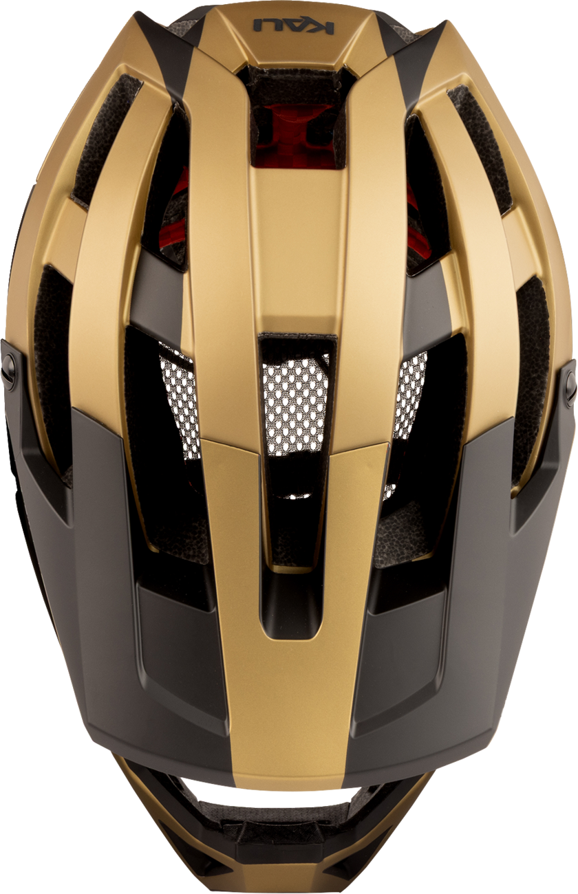 KALI Invader 2.0 Helmet - Golden - Matte Black/Gold - XS-M 0221825216