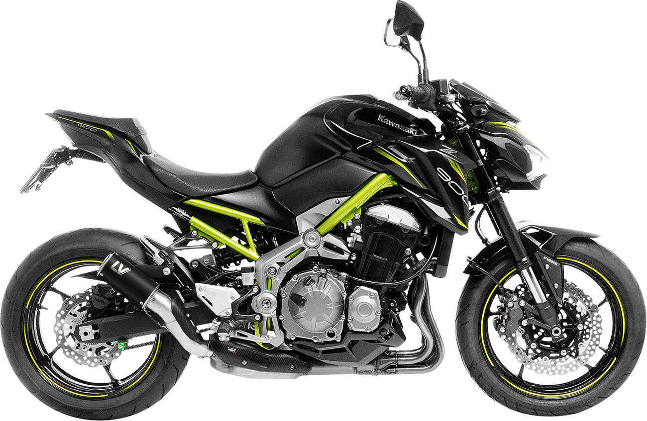 LEOVINCE LV Corsa S Black Edition Slip-On Muffler - Kawasaki Z 900 15402SB