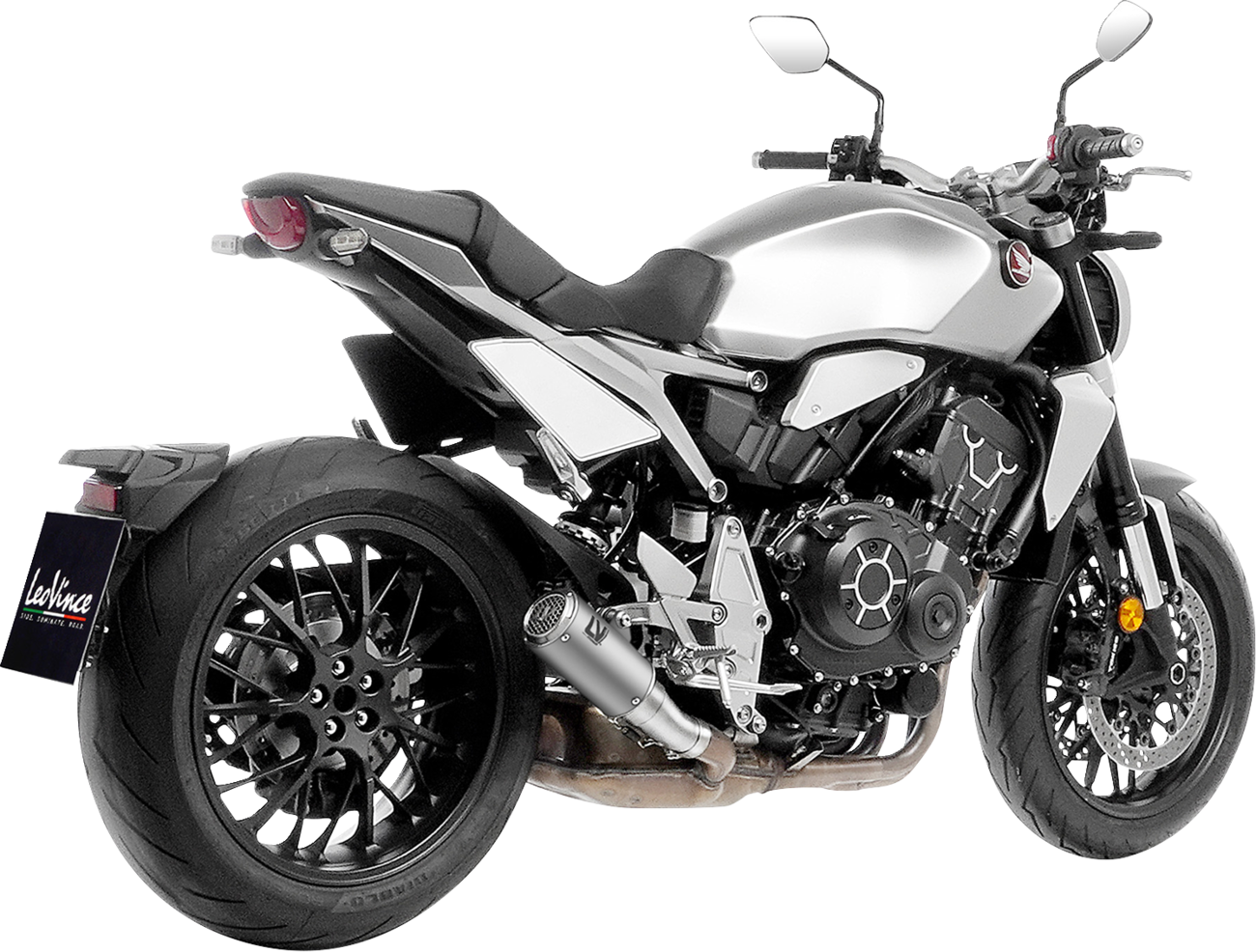 LEOVINCE LV Corsa S Slip-On Muffler - Titanium - Honda CB 1000 R 15410ST