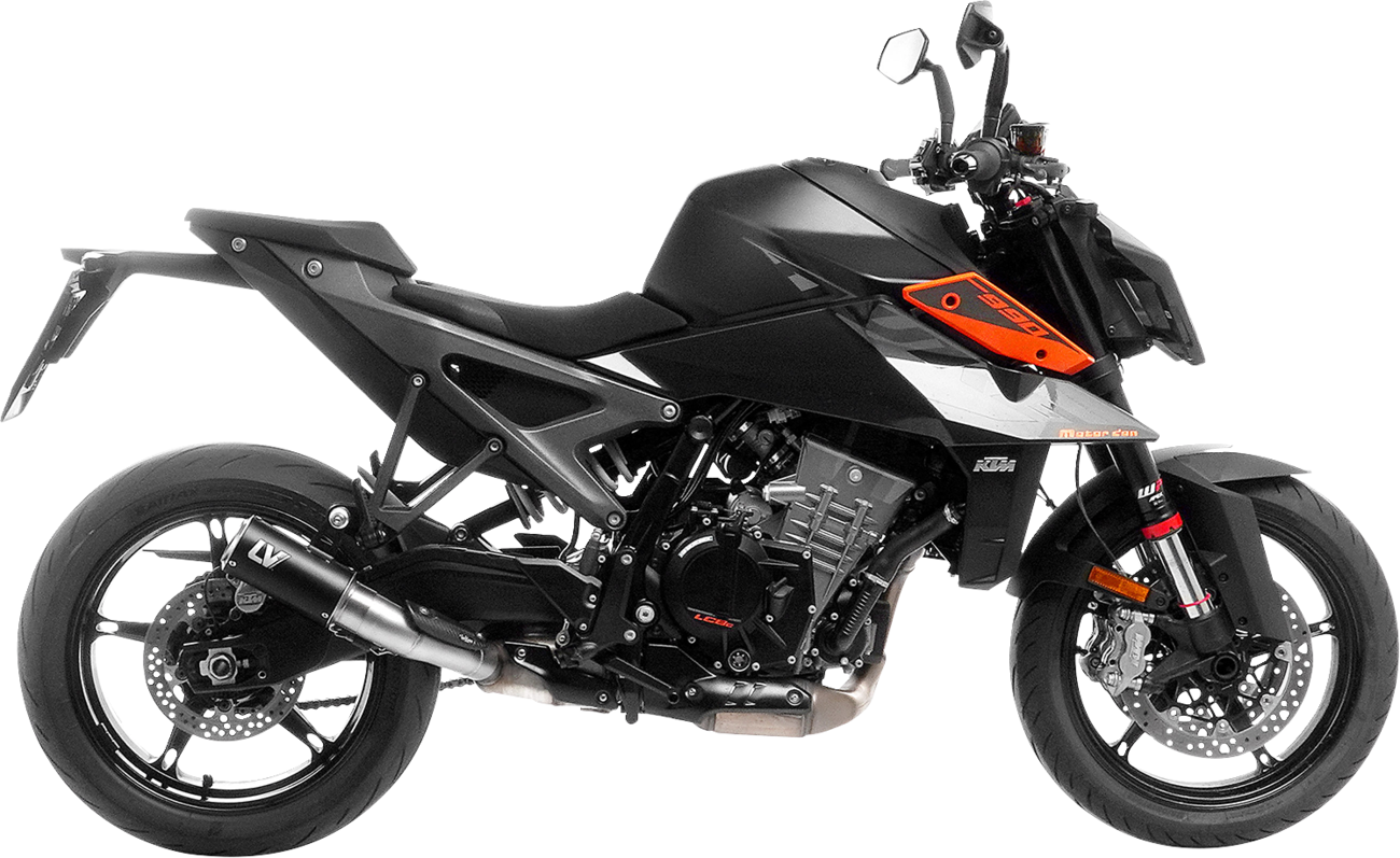 LEOVINCE LV Corsa S Black Edition Slip-On Muffler - KTM 990 Duke 15411SBU