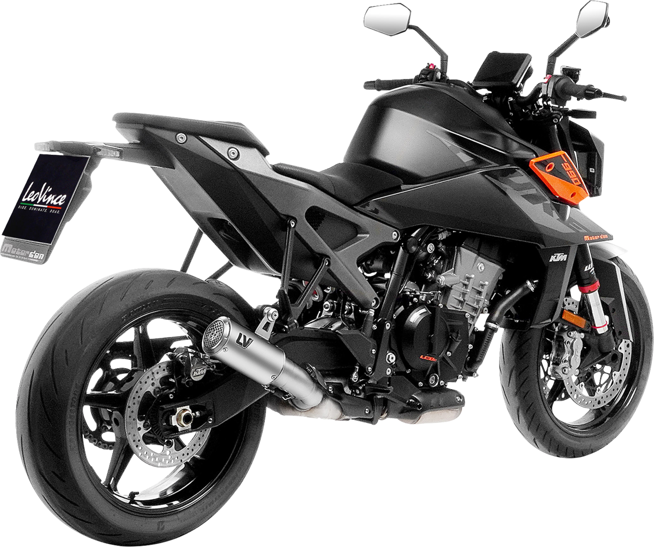LEOVINCE LV Corsa S Slip-On Muffler - Titanium - KTM 990 Duke 15411STU