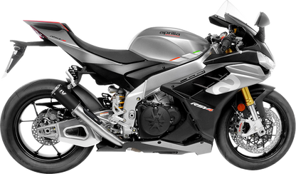 LEOVINCE LV Corsa S Black Edition Slip-On Muffler - Aprilia RSV4 Tuono V4 15401SBU