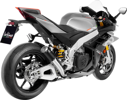 LEOVINCE LV Corsa S Black Edition Slip-On Muffler - Aprilia RSV4 Tuono V4 15401SBU