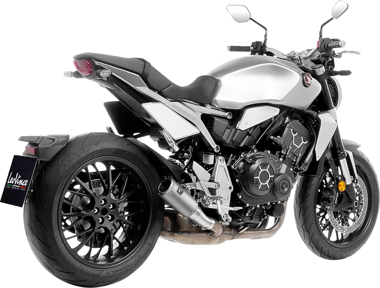 LEOVINCE LV Corsa Slip-On Muffler - Titanium - Honda CB 1000 R 15410TU
