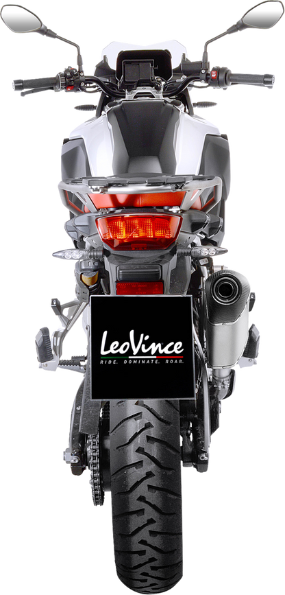 LEOVINCE LV-14 Black Edition Slip-On Muffler - BMW F 750/900 GS 15610BU