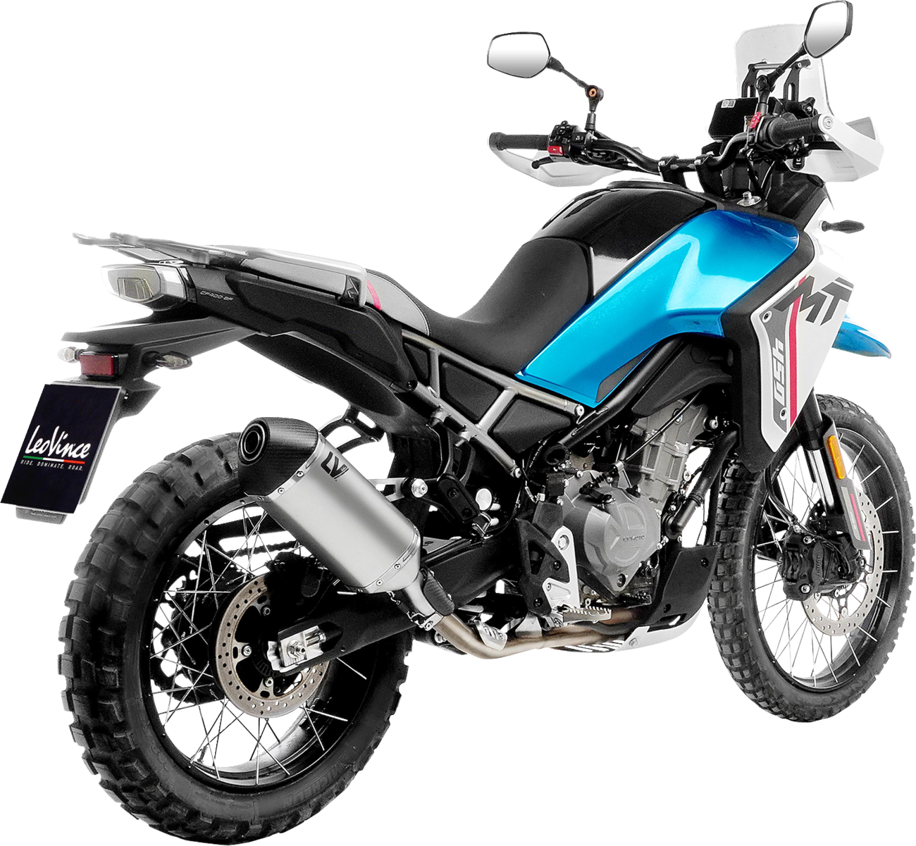 LEOVINCE LV-14 Black Edition Slip-On Muffler - CFMOTO 450 MT 15612BU