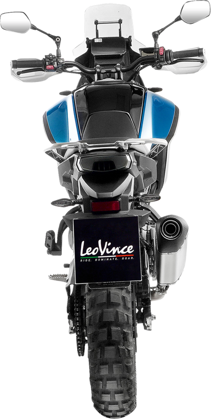 LEOVINCE LV-14 Black Edition Slip-On Muffler - CFMOTO 450 MT 15612BU