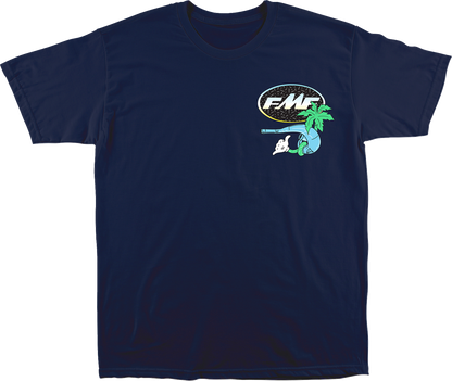 FMF Day-Glo T-Shirt - Navy - Medium SU25118901NVYMD