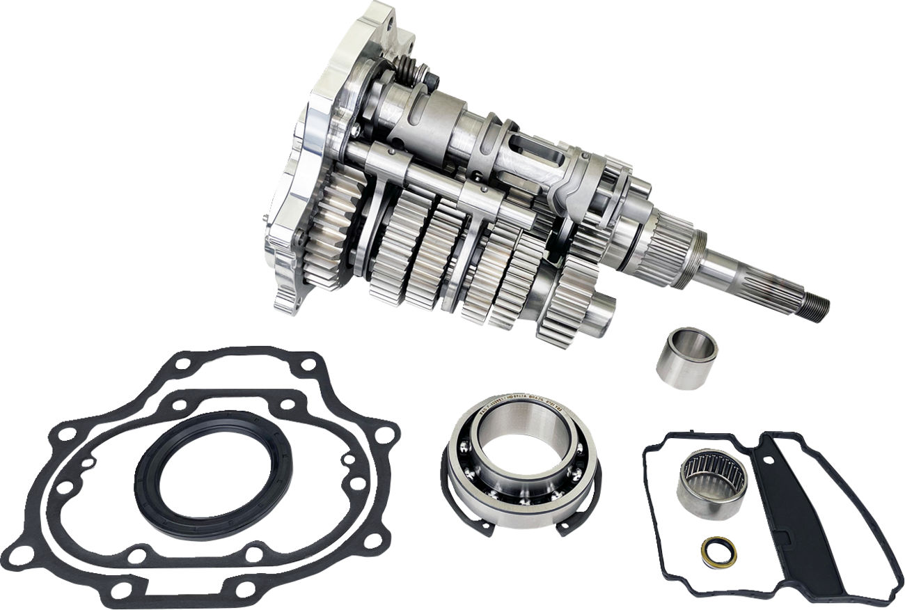 JIMS Fat 6 Super Gear Kit - Polished - M8 8612