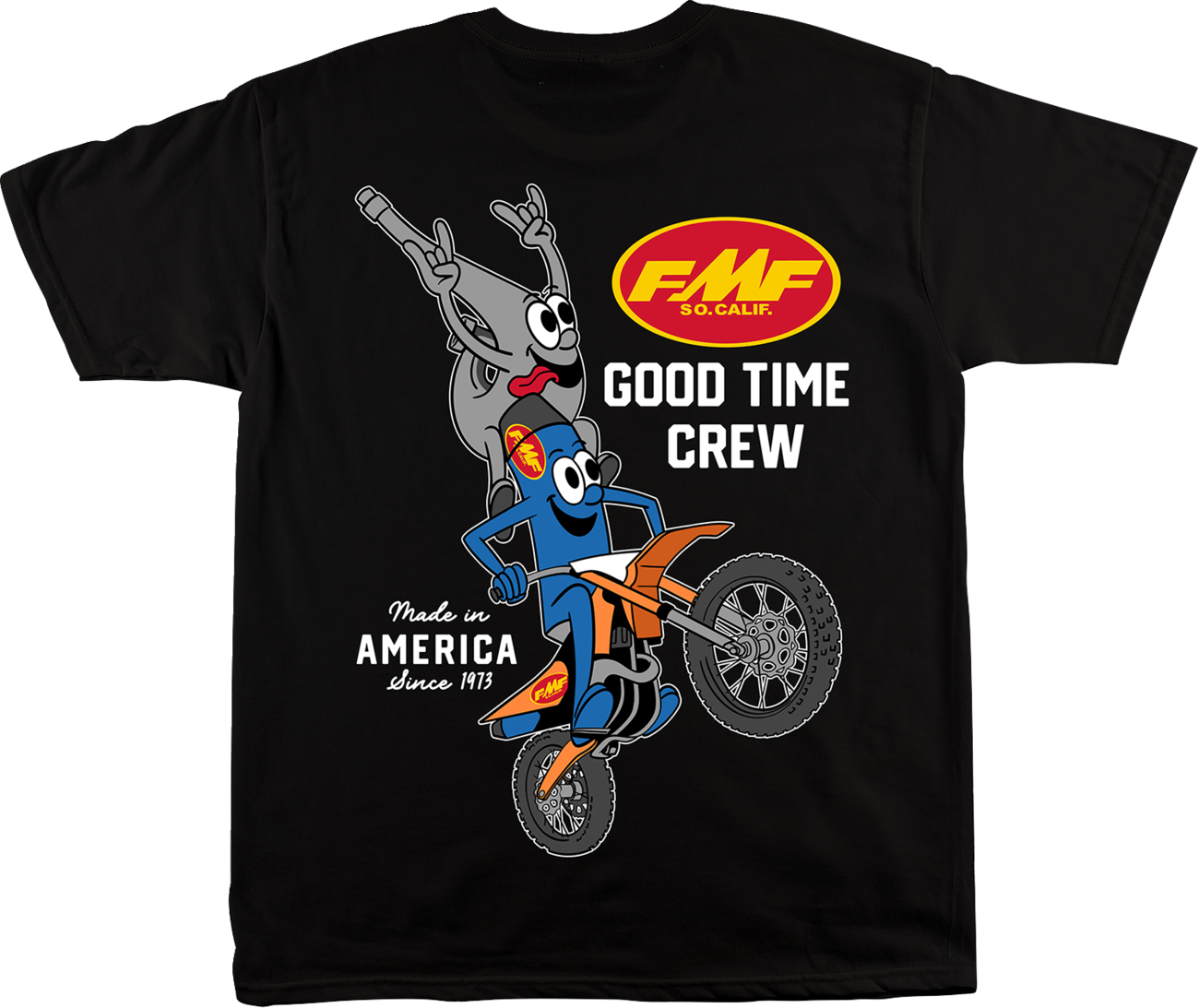 FMF Good Time Crew T-Shirt - Black - Medium SU25118902BLKMD