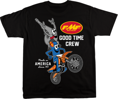 FMF Good Time Crew T-Shirt - Black - Medium SU25118902BLKMD
