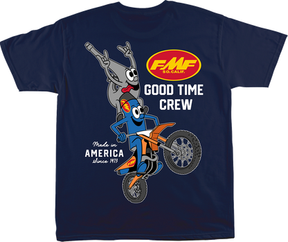 FMF Good Time Crew T-Shirt - Navy - Medium SU25118902NVYMD