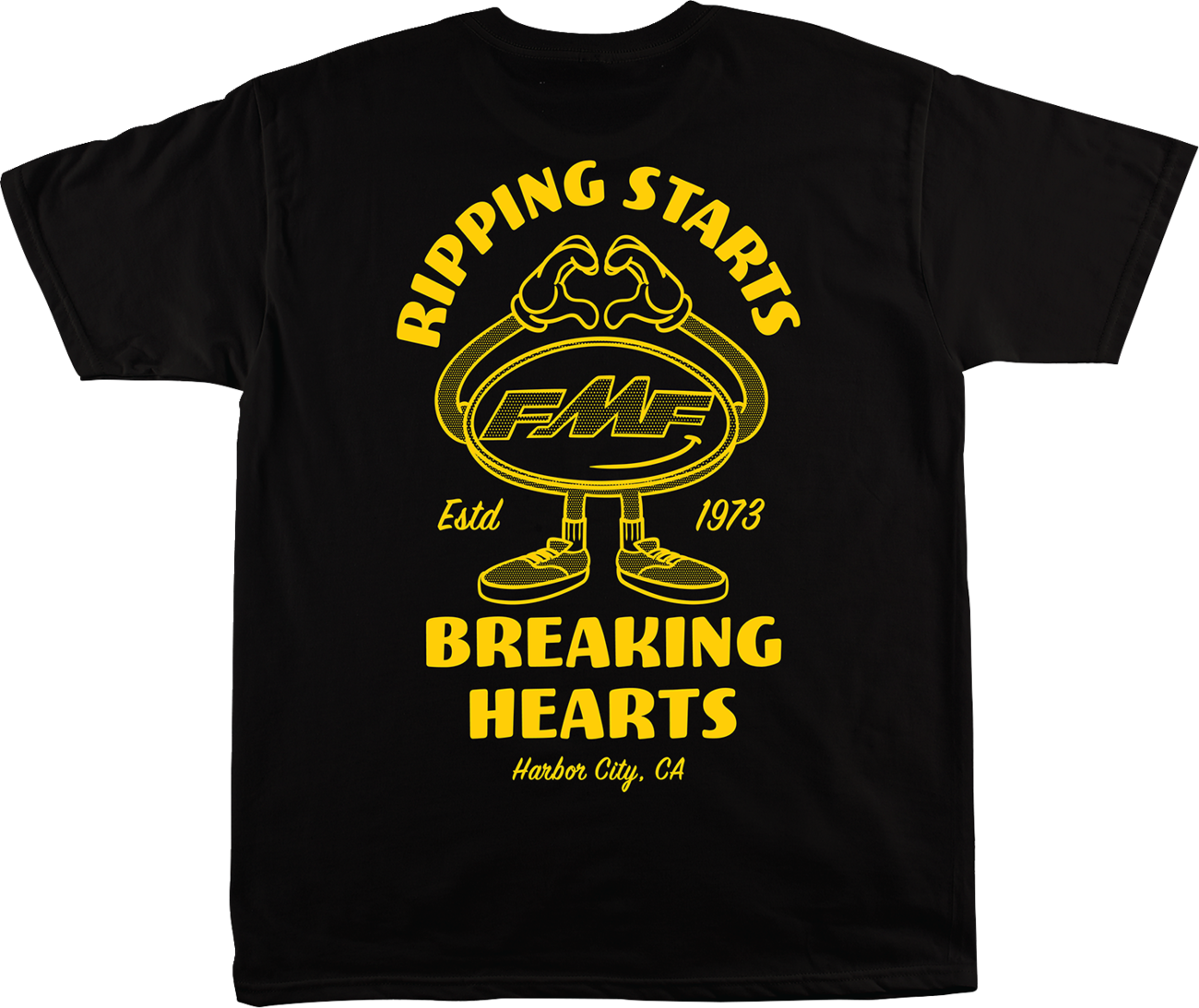 FMF Breakin Hearts T-Shirt - Black - Medium SU25118909BLKMD