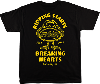 FMF Breakin Hearts T-Shirt - Black - Medium SU25118909BLKMD