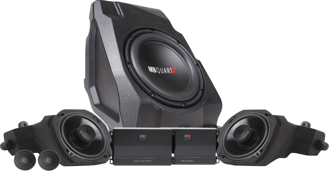 MB QUART Audio Kit - Stage 3 - RZR w/ Ride Command MBQRP-STG3-RC-1