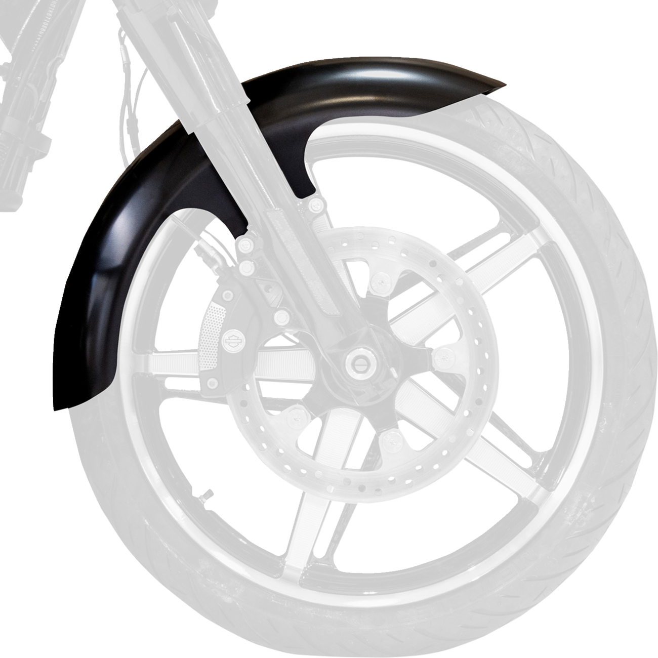 KLOCK WERKS Henry Fender Kit - Front - Black - 21" KWF-01-0321