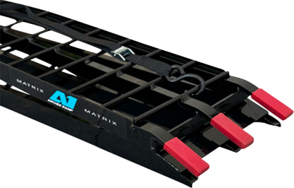 MATRIX CONCEPTS,LLC A1 Arch Folding Ramp - Aluminum - Black - 8' A1-800