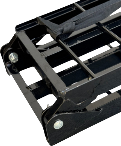 MATRIX CONCEPTS,LLC A1 Arch Folding Ramp - Aluminum - Black - 8' A1-800