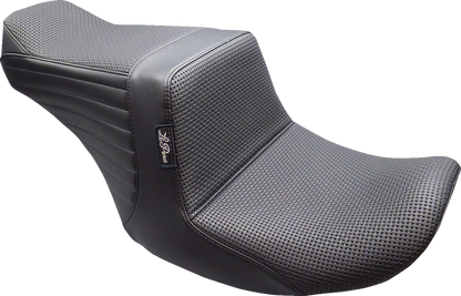 LE PERA Tailwhip Up Front Seat - Basketweave - FLT/FLH '23-'25 LVU-587BW
