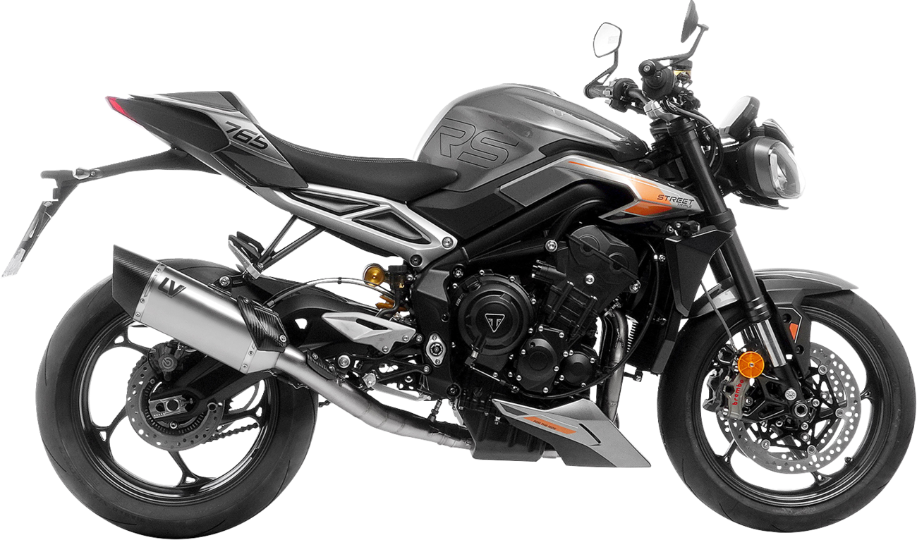 LEOVINCE LV-14 R Exhaust System - Titanium - Triumph Street Triple 765 15608TU