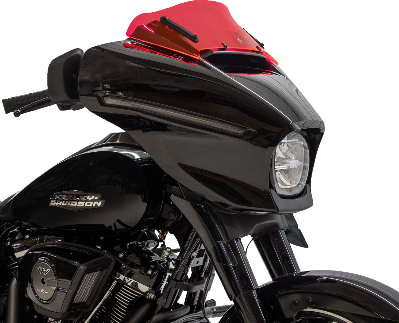 KLOCK WERKS Kolor Flare™ Windshield - 6-1/2" - Pink Ice - FLHX KWW-01-0736