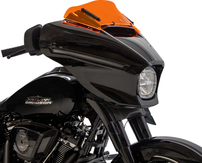 KLOCK WERKS Kolor Flare™ Windshield - 6-1/2" - Orange Ice - FLHX KWW-01-0737