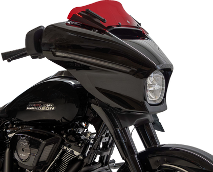 KLOCK WERKS Kolor Flare™ Windshield - 6-1/2" - Red - FLHX KWW-01-0741