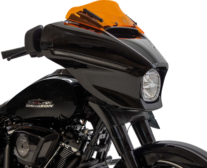 KLOCK WERKS Kolor Flare™ Windshield - 6-1/2" - Orange - FLHX KWW-01-0742