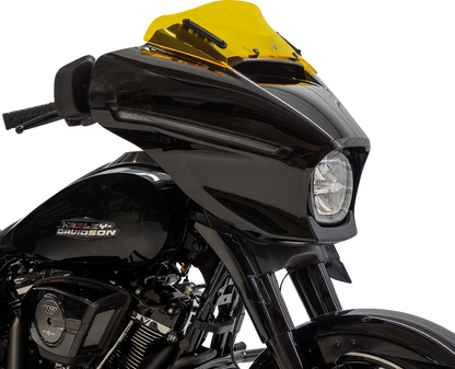 KLOCK WERKS Kolor Flare™ Windshield - 6-1/2" - Yellow - FLHX KWW-01-0743