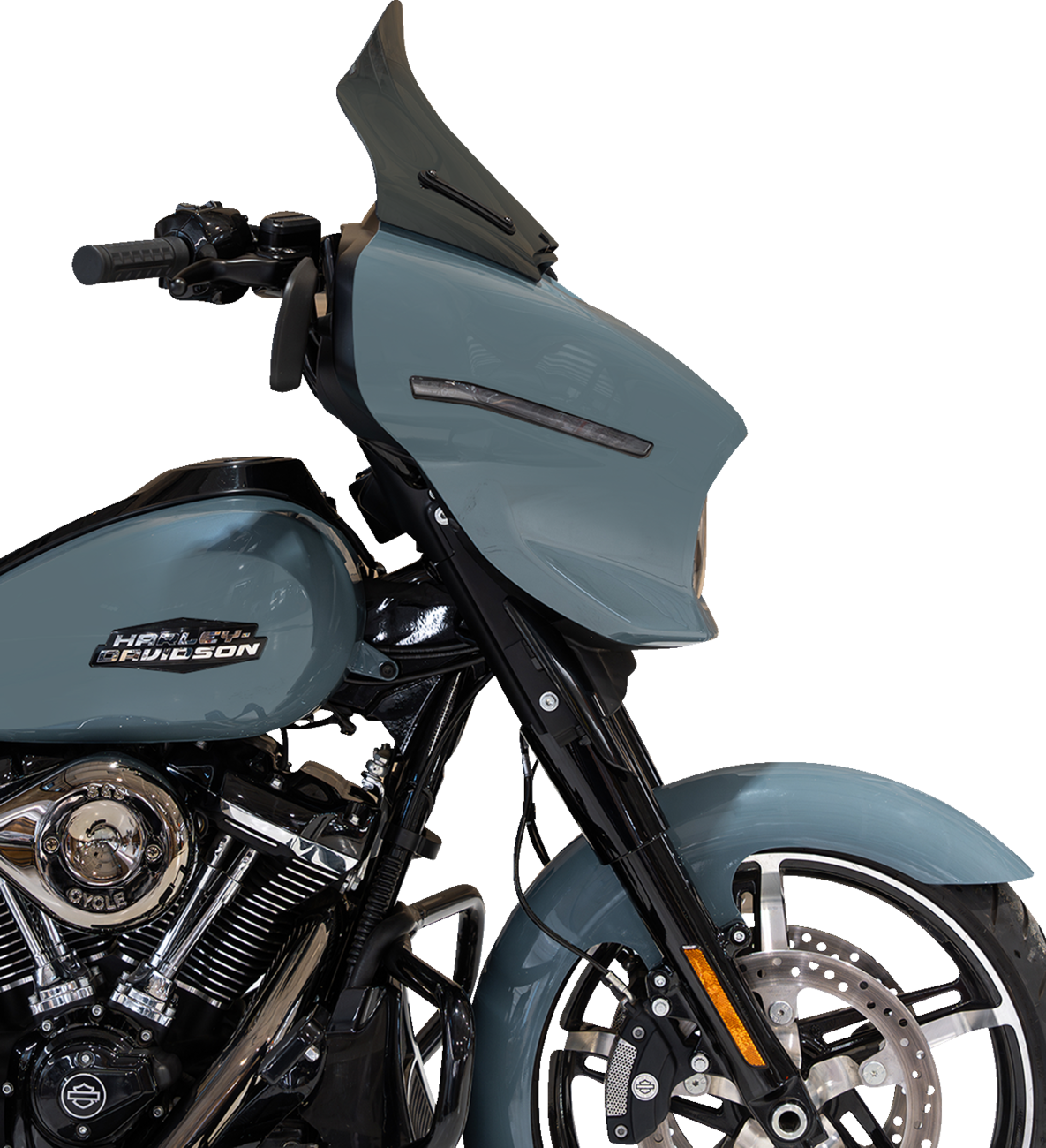 KLOCK WERKS Flare™ Windshield - 12" - Dark Smoke - FLHX KWW-01-0762-DS